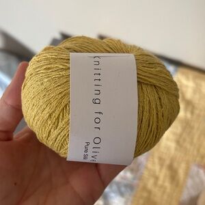 Knitting for Olive Pure Silk Yarn in Quince